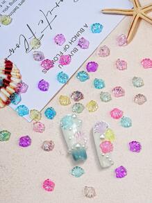 100pcs Spring Summer Nail Decorations Ocean Animal Mermaid Shell Starfish Nail Charms For Nail Art - Cute Kawaii Fish & Jellyfish Flatback Rhinestones, DIY Nails Decorations, Scrapbooking & Home Decor Craft Accessories