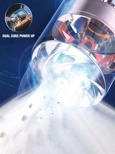 In Mini Version Stofzuiger Cleaner, High Power, Super Suction Emergency Functions: Seat Belt Cutting Blade, Pointed Cone To Break Windows; Rechargeable Lithium Battery Ultra Life Portable Must Have Holidays, Travels, Cleaners Dust Collection Vacuuming, Inflation Other Functions,Product Dimensions: Length: 16cm/6.3in Height: 17cm/6.7in view 3