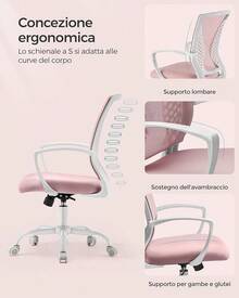 Home Office Chairs - Black - View 4