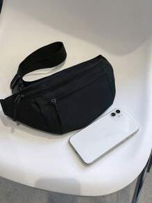 Hot Men's Casual Simple Style Mini Shoulder Bag Men For Mobile Phone Crossbody Bag Men For Student Large Capacity Fanny Pack Backpack Waist Bag Men Sling Bag Men Suitable For Commute Beach University School Daily Commute And Street Side Bags Crossover Bag Work Weekend Travel Hiking Camping Summer Vacation Holiday Large Capacity Carry On Utility Black Gift Personalised Gifts Men Boyfriend Dad Husband College Bag Fathers Day Gifts Purse Belt Side Bags For Men Small Bag For Men Body Bag For Men Belt Bag For Men Pouch