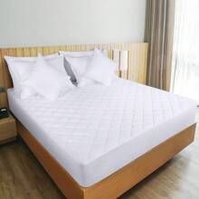 Protector de Colchón Acolchado Algodón | Transpirable, Hipoalergénico con Tratamiento Antiácaros | Ultra Suave, Ajustable para Colchones de hasta 30 CM