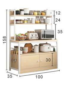 Rack Mueble Organizador Multiusos Cocina Moderno Microondas