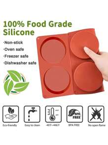 6 /8 Cylindrical Silicone Cake Mold Household Jelly Pudding Mold Chocolate Mold Diy Handmade Soap Mold