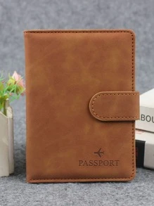 PU Leather Passport Cover RFID Anti-Theft Passport Holder With Multiple Card Slots, Airline Ticket & ID Card Pouch, Travel Accessories Travel Essentials Travel Must Haves Holiday Essentials Holiday Travel Bag - Multicolor - View 13