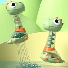 Juguete de baño para bebé, Dinosaurio de giro y aprendizaje que permite observar el flujo del agua - Dinosaurio - Ver 4