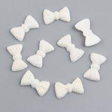 20 piezas de 1,2 x 2,1 cm Arcos de resina color AB con respaldo plano para pendientes, accesorios de joyería, envoltura de regalos, tocados, accesorios de ropa, scrapbooking, manualidades de joyería y decoración