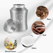 Urns For Ashes Decorative Urns For Adult Dad/Father/Men/Female/Mom/Women Human Ashes Large Stainless Steel Cremation Urns For Human Ashes Up To 150 Lbs