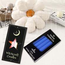 1 Box Of 10pcs, 16cm High Straight Candles, Each Lasts 2 Hours, Unscented, Suitable For Indoor/Outdoor, Emergency Lighting, Wedding, Church, Holiday, Birthday Party And Event Decoration, Dripless Tapered Design Gifts Graduation