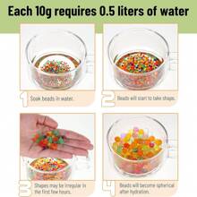 25000/62500 Water Beads, Rainbow Mix Water Beads For Vases, Water Gel Beads, Floating Beads For Centerpieces Vases, Gel Beads For Vases, Gel Beads, Waterbeads, Gel Water Beads For Plants