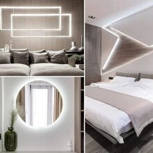 1pc, 1m/2m/3 Meters/5m/10m Portable Touch Control, Button Control, Cool White/Warm White LED Strip Light, USB Powered, LED Light Bar For TV Backlight, Home Room, Living Room Decoration - White - View 4