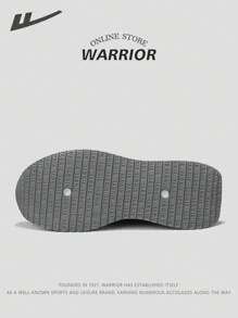 WARRIOR 1 par Zapatillas deportivas casuales de la serie Warrior para hombres, modelo 2025 nuevas, con cordones, suela gruesa, transpirables para uso en exteriores, livianas y suela suave, adecuadas para todas las estaciones