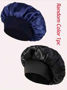 Silk Bonnet For Sleeping, Satin Hair Bonnets, Soft Elastic Band Silk Sleep Cap, Silk Hair Wrap For Curly Hair (Black Gold), Bow Decor Hair Drying Towel, Nordic Hair Drying Cap For Bathroom Absorbent Hair Towel Home Bathroom Decor Fall Decor Back To School Hair Bonnet Shower Towels For Beauty Salon, Hotel Sports, Home Essentials, Towel, Skin Care - Multicolor - View 17