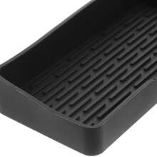 15 Inch Silicone Stove Top Shelf Magnetic For Kitchen Gadgets, Soft Flexible Strong Magnetic Heat Resistant Spice Rack Kitchen Organizer For Over Stove - Black - View 7