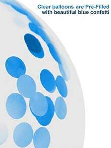 26/50/80/100 Blue And White Balloon Wreath Arch Kit Metal Blue Birthday Party Background Decoration Balloon, Blue Colorful Paper Scrap Balloon, Macaron Blue Thick Latex Balloon Matte Blue Balloon Suitable For Shower Wedding Gender Revealing Birthday Party Supplies