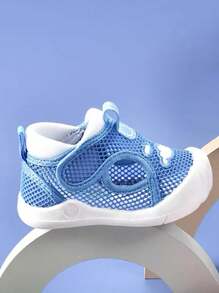 1 par de zapatos cómodos y antideslizantes para bebés de 1 a 4 años, diseño con fácil de poner, livianos y cómodos para uso en interiores/exteriores, aptos para primavera/verano