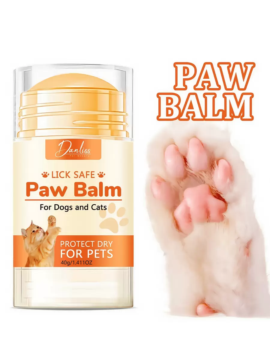 Pet Foot Care Stick, Dog And Cat Paw Anti-Crack Moisturizing Cream Pet Care, Screw Rod Design Does Not Dirty Hands More Convenient. - Multicolor - View 1