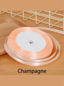 1 Cuộn Ruy băng satin rộng 0,6cm, Ruy băng lụa, Ruy băng cầu vồng, Ruy băng gói quà, Ruy băng dệt polyester, Ruy băng trang trí tự làm sáng tạo, Vật liệu đóng gói bánh mỏng bện Ruy băng nơ Valentine - Nhiều màu - Xem 7