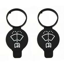 1 pieza Tapa de tanque de agua de vidrio a prueba de viento de PVC, apta para General Motors, Cadillac CTS, Chevrolet Camaro, Cruze, General Motors, Saab, con accesorios originales 13227300 para tapa de botella de lavado de autos