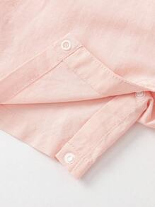 Balabala Baby Boys' & Girls' Romper, Soft & Comfortable Summer Wear - Pink - View 8