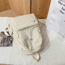 2025 New Lightweight Waterproof Nylon Large Capacity Simple Commuting Cross-Border Ladies Backpack