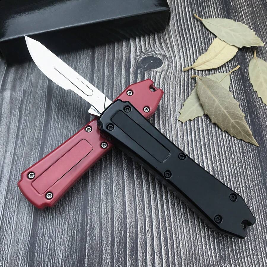 Mini EDC Art Knife Pocket Knife 2.17 Inch Portable Self-Defense Survival Tool Daily Unboxing Knife Paper Cutting Knife - Total length: 13.7cm Blade length: 5.5cm Handle length: 8.2cm - 查看 1