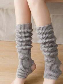 1 para damskich skarpetek do kostki, ciepłe getry w stylu szkoły podstawowej, skarpetki do baletu, jesień/zima