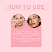 Polvo fijador Eelhope con brocha (beige) aspecto natural, ligero, delicado, transpirable, polvo de doble uso, de larga duración y no se apelmaza - 1 - Ver 8