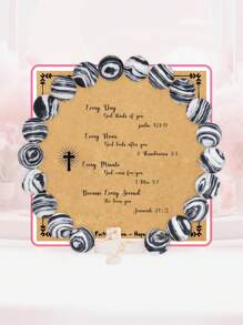 1PC Christmas Gifts For Women Daughter Mom Niece Aunt Girlfriend Friends, Cross Bracelets For Her, Valentine's Day, Easter, Mother's Day Gifts, Christmas Stocking Stuffer For Her,Mom,Mother,Mother's Day,Gift - Colorful - View 27