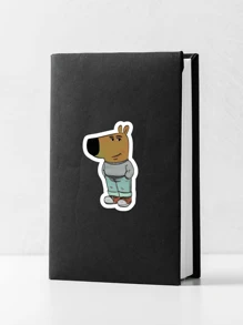 Just A Chill Guy Meme 模切贴纸 - 有趣可爱的人物贴纸，适用于笔记本电脑、水瓶、日记本、Meme 贴纸 - 彩色 - 查看 5