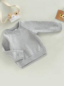 Young Girls Sweatshirts - 淺灰色 - 查看 3