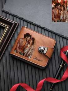 Personalized Leather Wallet Custom Photo Portrait Wallet Unisex Wallet Anniversary Gift Birthday Gift Mother's Day Gift Father's Day Gift For Men Wallet Mini Wallet Purse Wallet Men Wallet Leather Small Wallet,All-Purpose,Large Capacity,Versatile,Multifunction,Colorful,Cute,Adorable,Contracted,Funny,Kawaii,Y2K,Minimalist,Commuting,Business Casual,Basics,Custom,Personalized,Unique,Customized,Ideal Gifts For Him,Ideal Gifts For Her,Her,Family,Friends,Girlfriend,For Anniversaries,For Birthdays,For Holiday/ Vacation,For Outdoors/Outings/Travel/Hiking/Stadium/Sports/Climbing,For Business/Commute/Work/Office,Vacation - Multicolor - View 10