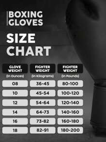Gants de boxe pour hommes, femmes et jeunes, convenant à la boxe, au kickboxing, aux arts martiaux mixtes, au Muay Thaï, à l'entraînement au sac lourd et à l'entraînement en salle