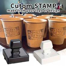 Timbro personalizzato di grandi dimensioni con logo, grafica, nome, data di anniversario, indirizzo, ritratto, animale domestico, multifunzionale, compatto, riutilizzabile, senza ferro, colorato, carino, divertente, kawaii, moderno, cartone animato, unico, personalizzato, timbri autoinchiostranti personalizzati, regali personalizzati per donne/uomini, regali ideali per lui, lei, amici, famiglia, lavoratori, per la scuola, per l'attività/lavoro/ufficio, stampa grafica