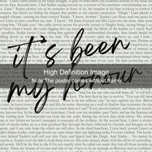 1 件带框/无框书卷气墙壁艺术海报帆布印刷极简主义第四翼名言画，适合读书俱乐部、现代家居卧室宿舍公寓装饰