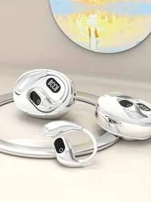 Fones de Ouvido Abertos OWS, Sem Fio 5.4 Tempo de Reprodução de 40 Horas, Fones de Ouvido com Longa Duração de Bateria, Qualidade de Som de Alta Fidelidade Over-Ear, Compatível com Todos os Smartphones, Dispositivos de Escuta de Música Esportiva