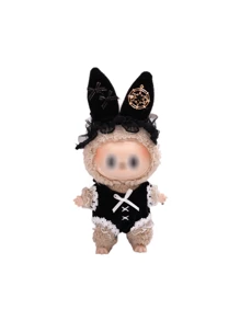 毛绒玩具二代 17cm时尚兔女郎娃娃衣服（仅衣服） 适合1代2代娃娃 坐姿系列（不含鞋子） - 彩色 - 查看 5