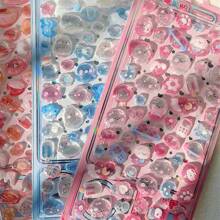 1pc 3D Cartoon Animal Waterproof Transparent Crystal Decorative Sticker, Can Decorate Stationery, DIY Phone Cases, Laptops,School Supplies,Back To School