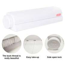 Collapsible Clothes Drying Rack, 4/5 Bars - Wall Mounted, Durable Plastic, Includes Towel Bar And Hooks, Portable Plastic Hanger, Laundry Rack