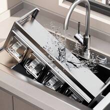 1pc Wall-Mounted Spice Rack Organizer - Rust Resistant, No Drill Installation, Includes Spice Box And Jar, Ideal For Kitchen Storage, Spice Jars - 灰色 - 查看 7