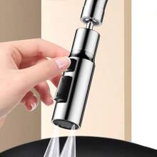 (1pc) High-Quality 3-Way Adjustable Anti-Splash Kitchen Faucet: Sturdy Construction, Easy Operation, Ideal For Precise Watering And Cleaning! Home Bathroom Decor, Autumn Decor, Back To School Season - Multicolor - View 12