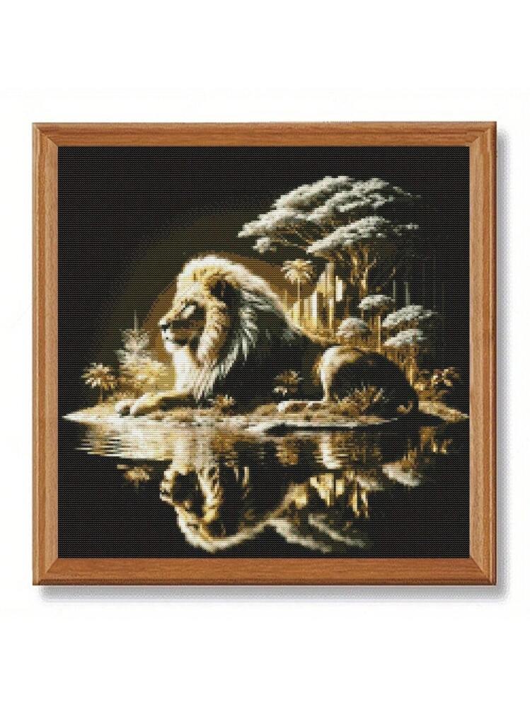 JOZYSH 1pc, Cross Stitch Embroidery Kit, Living Room, Bedroom