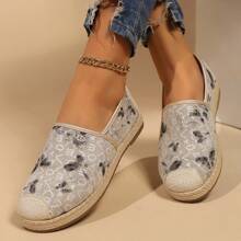 Lightweight, Comfortable, Versatile New Slip-On Women Shoes, Breathable, Color-Blocking, Flat Loafers