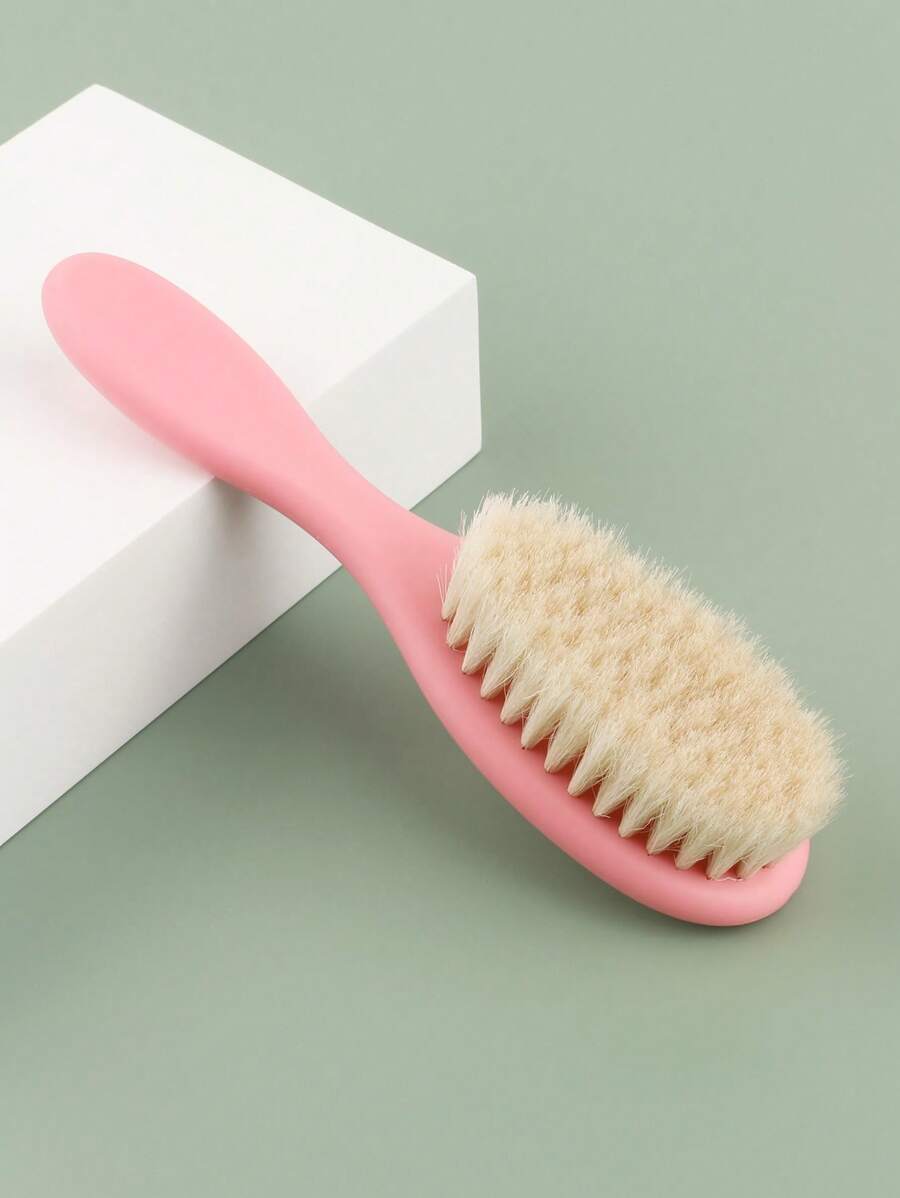 1 件粉色软毛刷，理发沙龙清洁刷，修眉，美甲，洗脸，多功能除尘工具，美发工具，理发沙龙美发产品及配件，美容旅行必需品 - 粉色 - 查看 1