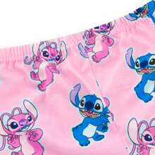 Lilo & Stitch Disney Lilo And Stitch Pyjamas | Stitch And Angel Girls' Short Sleeved Pyjama Set | Kids' PJs - Pink - View 5