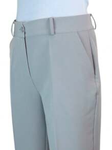Paulo Due Smart Pleated Tailored Shorts - Light Grey - View 4