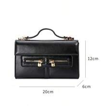2025 New Vintage Shoulder Bag Crossbody Bag Personality Simple Pop Tote Bag