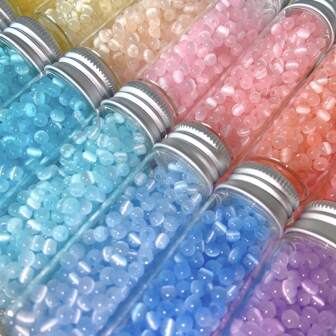 10 克~120 件/包猫眼玻璃种子珠适用于 DIY 珠宝、项链个性化制作