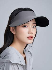 GOLOVEJOY 1 pezzo Cappello alla moda e semplice, resistente ai raggi UV, ideale per attività all'aperto come tennis, escursionismo e golf, nuovo, traspirante e pieghevole con tesa larga