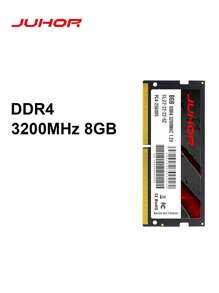 Juhor筆記型電腦記憶體ram 8gb 16gb 32gb Ddr4 2666mhz 3200mhz筆記型電腦內存sodimm Memoria - 黑色 - 查看 5