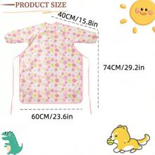 一件式婴儿用餐罩衣（带防水围兜） - 彩色 - 查看 3